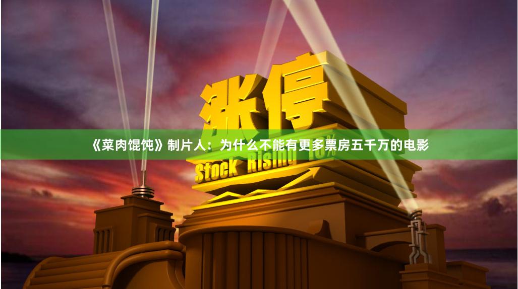 《菜肉馄饨》制片人：为什么不能有更多票房五千万的电影